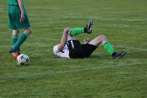 Verletzung im Fußball