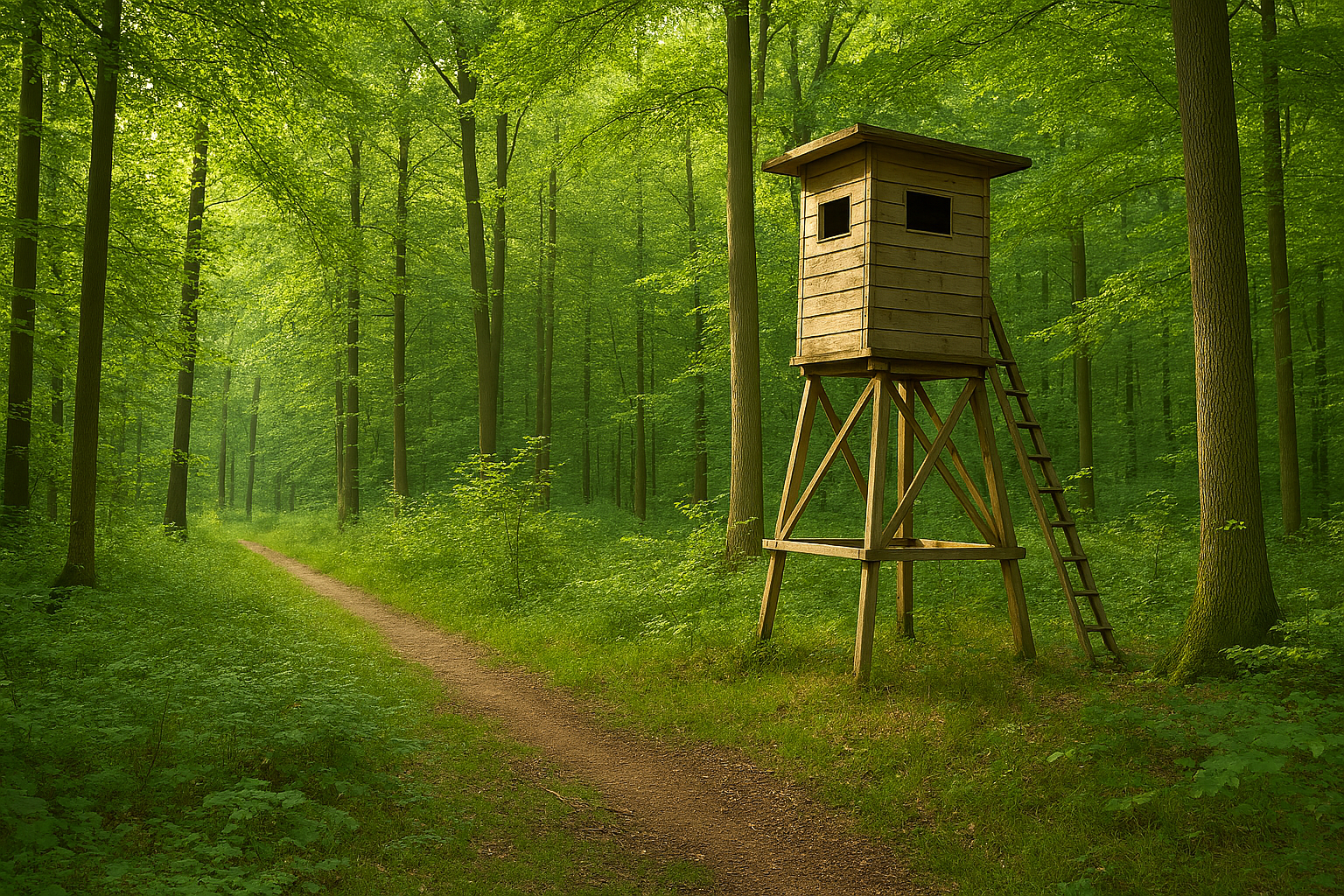 Hochsitz im Wald