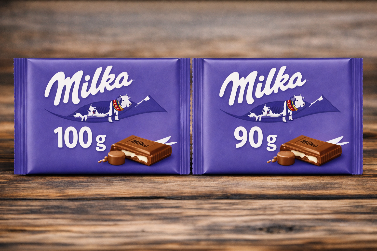 Milka-Schokoladentafeln