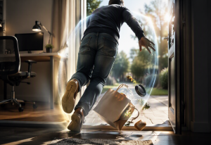 Unfall im Home-Office